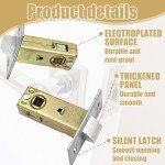 2-Pack 45mm Stainless Steel Door Latch Lock
