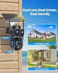 Wireless 4K Solar Outdoor Security Cameras