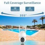 Outdoor Wireless 4MP Solar-Powered Security Camera