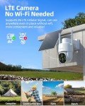 4G LTE No WiFi Solar Security Camera 2.5K