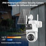 4K Solar Wireless Outdoor Security Camera System