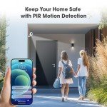 Wireless 3MP Outdoor Security Camera with Audio