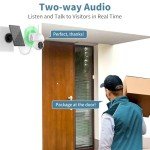 Outdoor Wireless 4MP Solar-Powered Security Camera