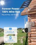 4G LTE No WiFi Solar Security Camera 2.5K