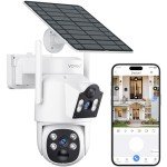 VORGUT 6MP Solar PTZ Security Camera System
