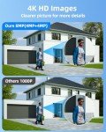 Wireless 4K Solar Outdoor Security Cameras