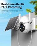 360° Wireless Solar Security Camera with Motion Detection