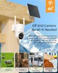 MaxiViz 4G LTE Solar Security Camera with Night Vision
