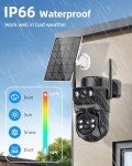 Wireless 4K Solar Outdoor Security Cameras