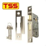 TSS 3-Lever Mortice Lock with 2 Keys