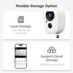 Wireless 3MP Outdoor Security Camera with Audio