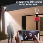 Luowice Wireless Solar Security Camera with Night Vision