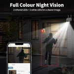 Outdoor Wireless 4MP Solar-Powered Security Camera