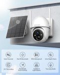 360° Wireless Solar Security Camera with Motion Detection