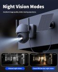 360° Wireless Solar Security Camera with Motion Detection