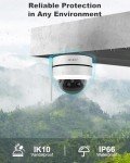 4MP Dual Lens WiFi PTZ Security Camera
