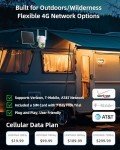 MaxiViz 4G LTE Solar Security Camera with Night Vision