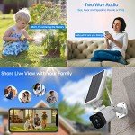 Solar Wireless Outdoor Security Camera System (2-Pack)