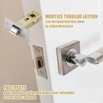 2-Pack 45mm Stainless Steel Door Latch Lock