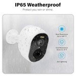Burlink Wireless Outdoor Security Camera with Spotlight