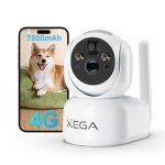 Xega 4G Wireless Indoor 2K Security Camera