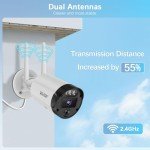 Outdoor Wireless Security Camera with Night Vision