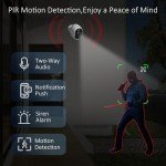 Wireless Outdoor Security Camera System - 2K QHD
