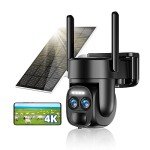 4K Wireless Outdoor Security Camera with 8X Zoom