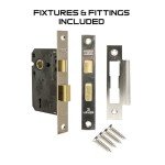 TSS 3-Lever Mortice Lock with 2 Keys