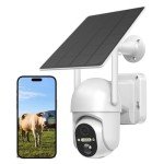 Wireless 2K Outdoor Security Camera with Solar Power