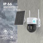 LuckSun 2K Solar Wireless Security Camera System