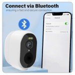 Burlink Wireless Outdoor Security Camera with Spotlight