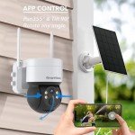 LuckSun 2K Solar Wireless Security Camera System
