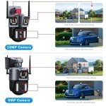 Outdoor 16MP 8K HD PTZ Security Camera
