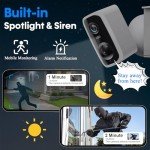 Wireless Outdoor Security Camera 2-Pack - HD, Night Vision