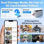 Wireless Outdoor Security Camera 2-Pack - HD, Night Vision