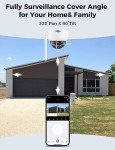 Hiseeu 5MP Outdoor 360° PT Security Camera