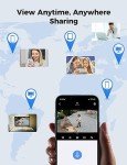 Hiseeu 5MP Outdoor 360° PT Security Camera