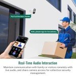 Wireless Outdoor Security Camera with AI Detection (2 Pack)