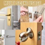 2-Pack 45mm Stainless Steel Door Latch Lock