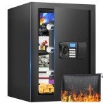 Fireproof Home Safe with Smart Keypad Security