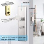 5-Pack Chrome Tubular Mortice Latch for Doors