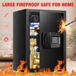 Large Fire and Waterproof Home Security Safe