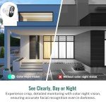 Wireless Outdoor Security Camera with AI Detection (2 Pack)