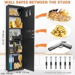 Fireproof In-Wall Safe with Combination Lock