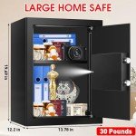 Large Fire and Waterproof Home Security Safe