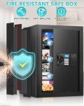 Fireproof Home Safe with Smart Keypad Security