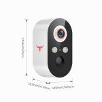 Wireless Outdoor Security Camera with AI Detection (2 Pack)