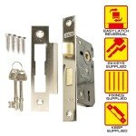 TSS 3-Lever Mortice Lock with 2 Keys