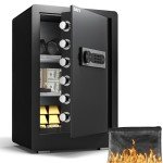 DAYI Fireproof Waterproof Home Safe with Keypad